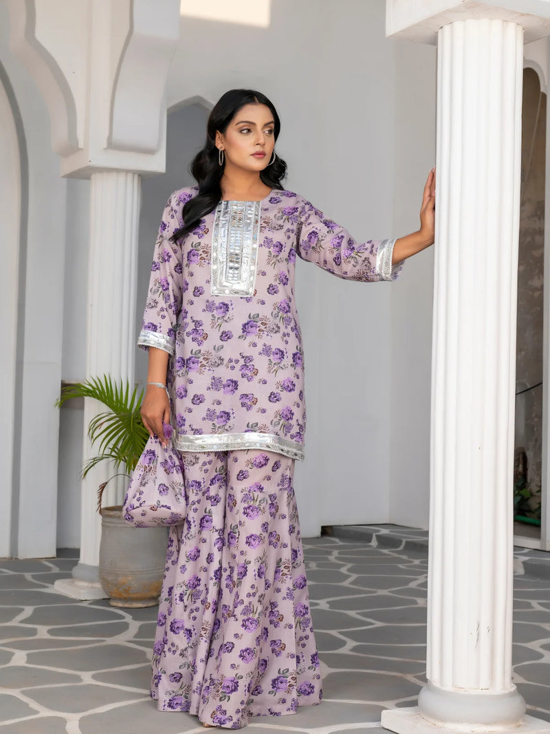 2 Piece | Gull | Lawn Stitched Dress With Pouch